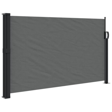 vidaXL Σκίαστρο Πλαϊνό Συρόμενο Ανθρακί 120 x 600 εκ.