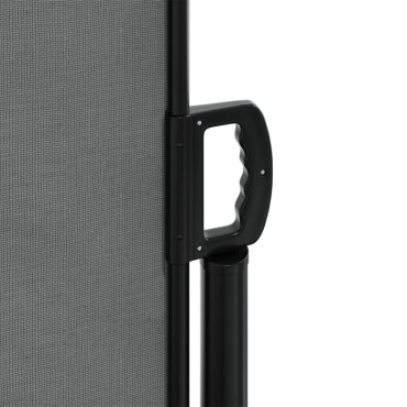 vidaXL Σκίαστρο Πλαϊνό Συρόμενο Ανθρακί 120 x 600 εκ.