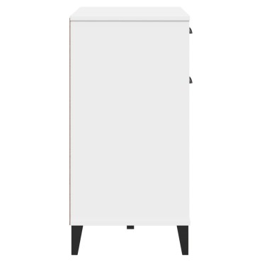 vidaXL Μπουφές VIKEN Λευκός 80x40x80cm από Επεξεργασμένο Ξύλο 1 τεμ.
