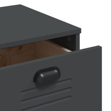 vidaXL Μπουφές VIKEN Ανθρακί Γκρι 80x40x80cm από Επεξεργασμένο Ξύλο 1 τεμ.