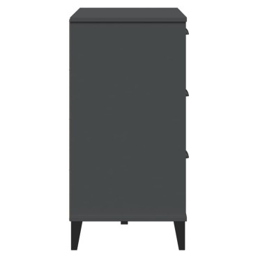 vidaXL Μπουφές VIKEN Ανθρακί Γκρι 80x40x80cm από Επεξεργασμένο Ξύλο 1 τεμ.