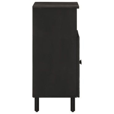 vidaXL Βοηθητικό Ντουλάπι Μαύρο 60x33x75cm από Μασίφ Ξύλο Μάνγκο 1 τεμ.