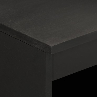 vidaXL Βοηθητικό Ντουλάπι Μαύρο 60x33x75cm από Μασίφ Ξύλο Μάνγκο 1 τεμ.