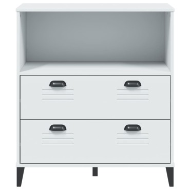 vidaXL Βιβλιοθήκη VIKEN Λευκή 80x40x90cm από Επεξεργασμένο Ξύλο 1 τεμ.