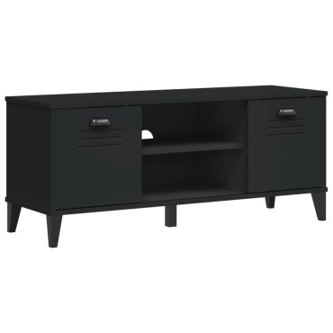 vidaXL Παπουτσοθήκη VIKEN Μαύρη 106x35x45cm από Επεξεργασμένο Ξύλο