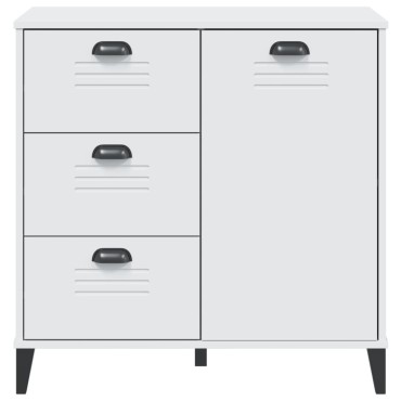 vidaXL Μπουφές VIKEN Λευκός 80x40x80cm από Επεξεργασμένο Ξύλο 1 τεμ.