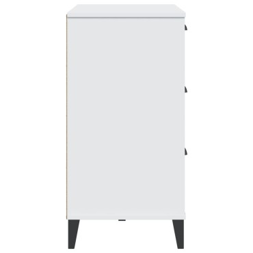vidaXL Μπουφές VIKEN Λευκός 80x40x80cm από Επεξεργασμένο Ξύλο 1 τεμ.