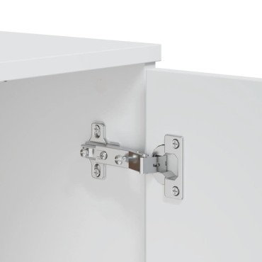 vidaXL Μπουφές VIKEN Λευκός 80x40x80cm από Επεξεργασμένο Ξύλο 1 τεμ.
