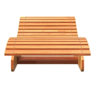 vidaXL Ξαπλώστρες 2 τεμ. Καφέ Κεριού 205x60x31,5cm Μασίφ Ξύλο Πεύκου