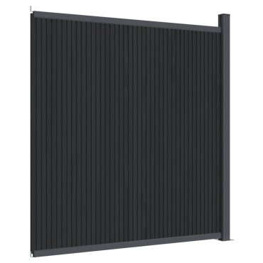 vidaXL Πάνελ Περίφραξης Γκρι 173x186cm από WPC