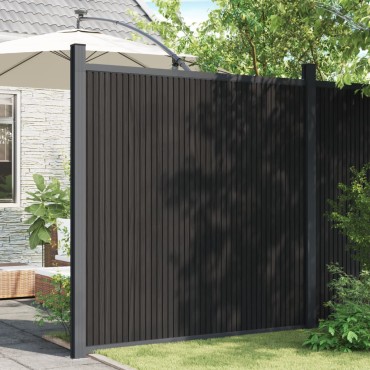 vidaXL Πάνελ Περίφραξης Γκρι 173x186cm από WPC