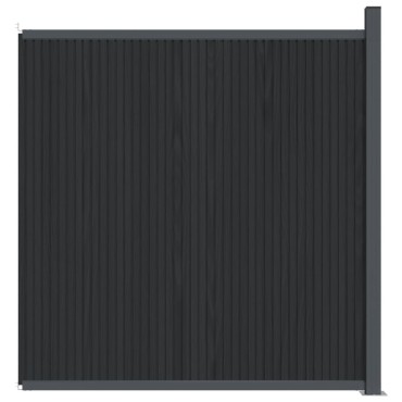 vidaXL Πάνελ Περίφραξης Γκρι 173x186cm από WPC