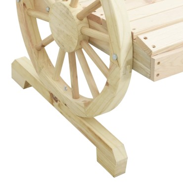 vidaXL Καρέκλες Κήπου Adirondack 4 τεμ. από Μασίφ Ξύλο Ελάτης 63x62x99cm  Τετραθέσιος