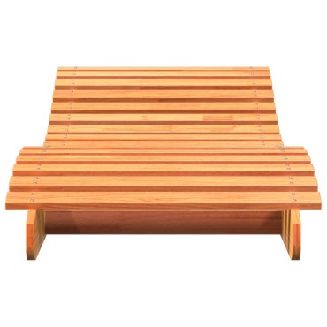 vidaXL Ξαπλώστρα Καφέ Κεριού 205x70x31,5cm από Μασίφ Ξύλο Πεύκου 1 τεμ.
