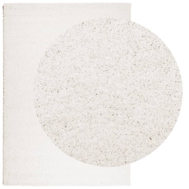 vidaXL Χαλί Shaggy PAMPLONA με Ψηλό Πέλος Μοντέρνο Κρεμ 120x170cm