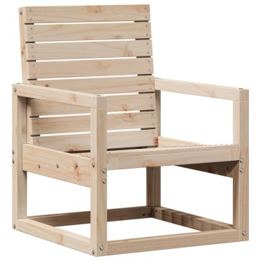 vidaXL Καρέκλα Κήπου 57,5x63x76cm από Μασίφ Ξύλο Πεύκου 1 τεμ.