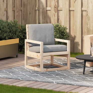 vidaXL Καρέκλα Κήπου 57,5x63x76cm από Μασίφ Ξύλο Πεύκου 1 τεμ.