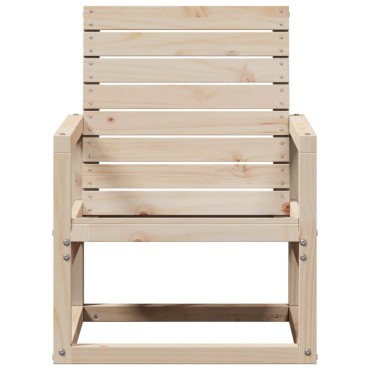 vidaXL Καρέκλα Κήπου 57,5x63x76cm από Μασίφ Ξύλο Πεύκου 1 τεμ.