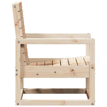 vidaXL Καρέκλα Κήπου 57,5x63x76cm από Μασίφ Ξύλο Πεύκου 1 τεμ.
