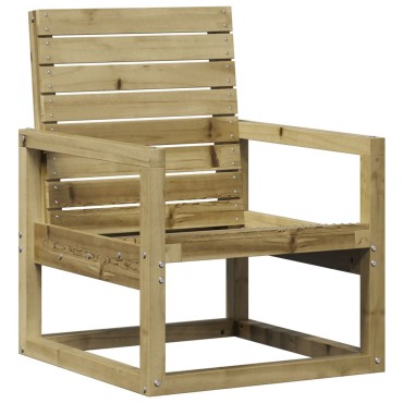 vidaXL Καρέκλα Κήπου 57,5x63x76cm από Εμποτισμένο Ξύλο Πεύκου 1 τεμ.