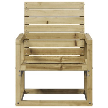 vidaXL Καρέκλα Κήπου 57,5x63x76cm από Εμποτισμένο Ξύλο Πεύκου 1 τεμ.