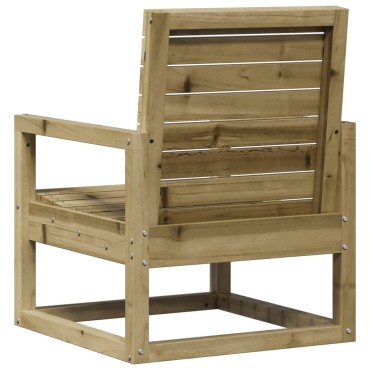 vidaXL Καρέκλα Κήπου 57,5x63x76cm από Εμποτισμένο Ξύλο Πεύκου 1 τεμ.