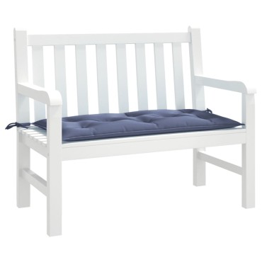 vidaXL Μαξιλάρια Πάγκου Κήπου Ναυτικό Μπλε 100x50x7cm Ύφασμα Oxford
