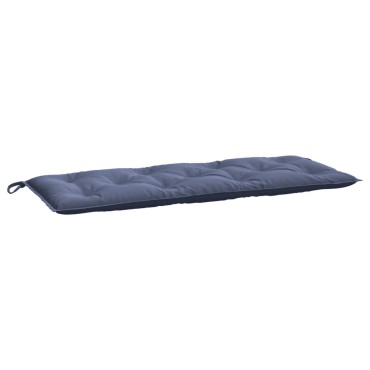 vidaXL Μαξιλάρια Πάγκου Κήπου Ναυτικό Μπλε 120x50x7cm Ύφασμα Oxford