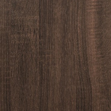 vidaXL Τρόλεϊ Κουζίνας Καφέ Δρυς 82x40x78,5cm από Επεξεργασμένο Ξύλο 1 τεμ.