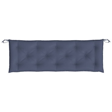 vidaXL Μαξιλάρια Πάγκου Κήπου Ναυτικό Μπλε 150x50x7cm Ύφασμα Oxford