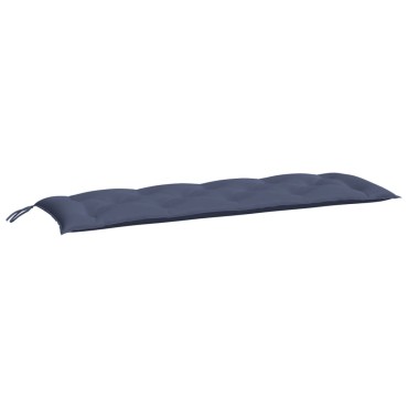 vidaXL Μαξιλάρια Πάγκου Κήπου Ναυτικό Μπλε 150x50x7cm Ύφασμα Oxford