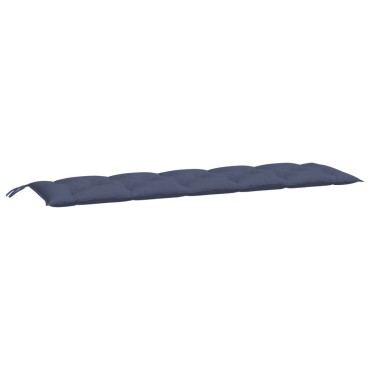 vidaXL Μαξιλάρια Πάγκου Κήπου Ναυτικό Μπλε 180x50x7cm Ύφασμα Oxford