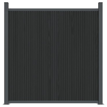 vidaXL Πάνελ Περίφραξης Γκρι 526 x 186 εκ. από WPC