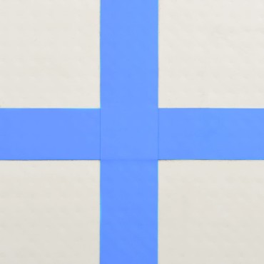 vidaXL Στρώμα Ενόργανης Φουσκωτό Μπλε 700 x 100 x 15 εκ. PVC με Τρόμπα