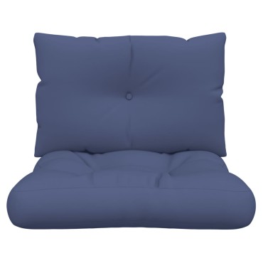 vidaXL Μαξιλάρι Παλέτας Ναυτικό Μπλε 60x38x13cm Υφασμάτινο