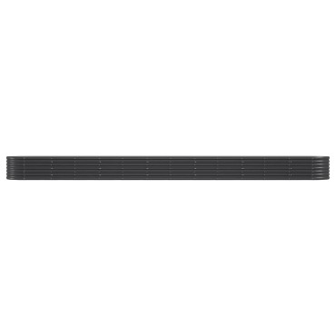 vidaXL Ζαρντινιέρα Ανθρακί 512x80x36 εκ Ατσάλι με Ηλεκτρ. Βαφή Πούδρας