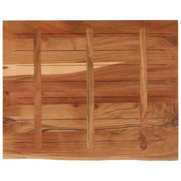 vidaXL Επιφάνεια Γραφείου Ορθογώνια 100x80x2,5cm Μασίφ Ξύλο Ακακίας