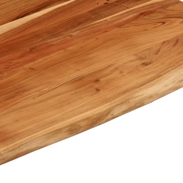 vidaXL Επιφάνεια Γραφείου Ορθογώνια 100x80x2,5cm Μασίφ Ξύλο Ακακίας