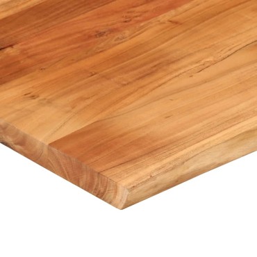 vidaXL Επιφάνεια Γραφείου Ορθογώνια 100x80x2,5cm Μασίφ Ξύλο Ακακίας