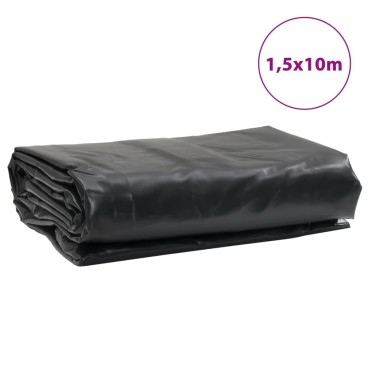 vidaXL Μουσαμάς Ανθρακί 1,5 x 10 μ. 650 γρ./μ.²