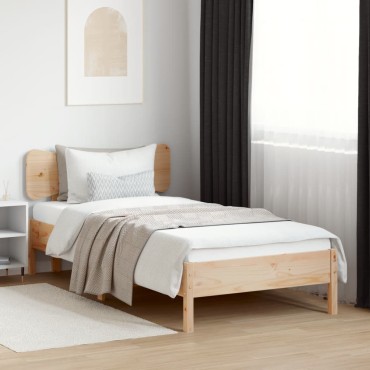 vidaXL Κεφαλάρι από Μασίφ Ξύλο Πεύκου 95,5x3,5x81cm 1 τεμ.