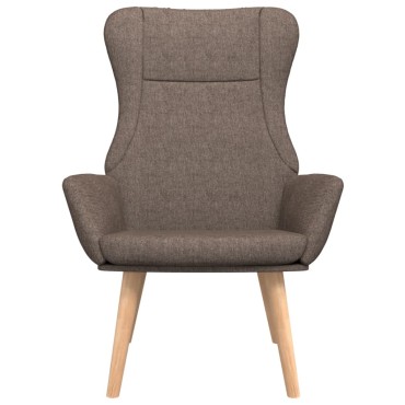 vidaXL Πολυθρόνα Relax Taupe Υφασμάτινη 70x77x94cm 1 τεμ.