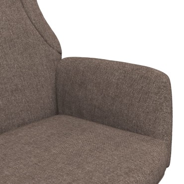 vidaXL Πολυθρόνα Relax Taupe Υφασμάτινη 70x77x94cm 1 τεμ.
