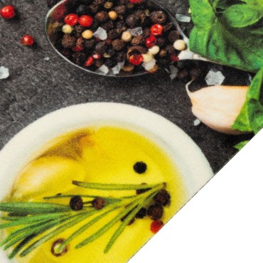 vidaXL Χαλί Κουζίνας Πλενόμενο Σχέδιο Μπαχαρικά 60 x 300 εκ. Βελούδινο