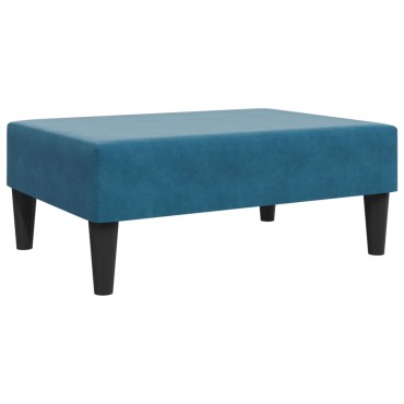 vidaXL Σετ Σαλονιού 2 τεμ. Μπλε από Βελούδο 220x84,5x69cm  Διθέσιος