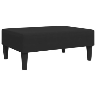 vidaXL Σετ Σαλονιού 2 τεμ. Μαύρο Βελούδινο 200x84,5x69cm  Διθέσιος