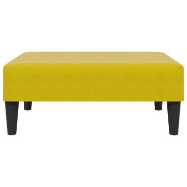 vidaXL Σαλόνι Σετ 2 τεμ. Κίτρινο από Βελούδο 220x84,5x69cm  Διθέσιος