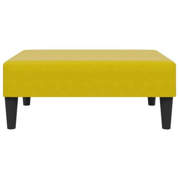 vidaXL Σαλόνι Σετ 2 τεμ. Κίτρινο από Βελούδο 200x84,5x69cm  Διθέσιος