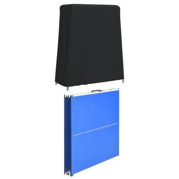 vidaXL Κάλυμμα Τραπεζιού Ping Pong Μαύρο 165x70x185cm 420D Ύφ. Oxford 1 τεμ.