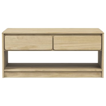 vidaXL Τραπέζι Σαλονιού SAUDA Χρ. Δρυός 99x55x45cm Μασίφ Ξύλο Πεύκου 1 τεμ.
